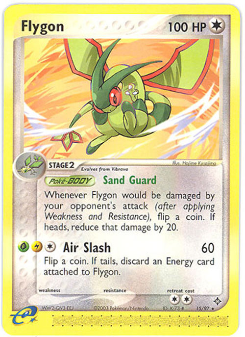 Pokemon Card - Dragon 15/97 - FLYGON (rare): BBToyStore.com - Toys