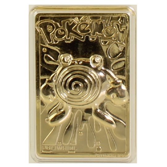 Pokemon Toys - Burger King Gold-Plated Trading Card - POLIWHIRL #061 (Gold  Card Only)