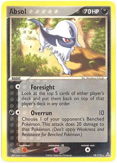 Pokemon Card - Holon Phantoms 18/110 - ABSOL (rare)