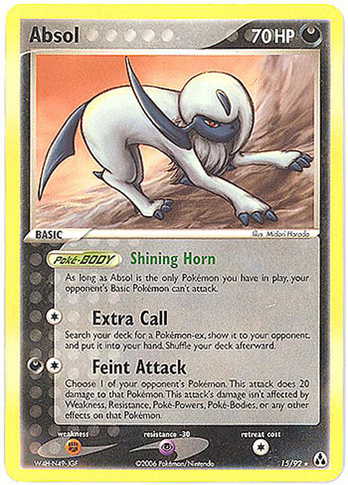 Pokemon Card Legend Maker 1592 Absol Rare