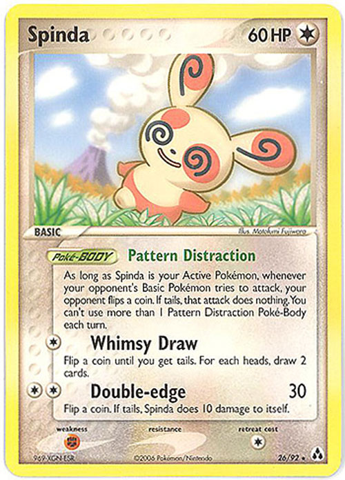 Pokemon Card Legend Maker 2692 Spinda Rare