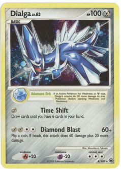 Pokemon Card - D&P: Majestic Dawn 4/100 - DIALGA Lv. 63  (holo-foil)