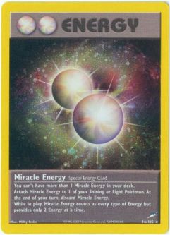 Pokemon Card - Neo Destiny 16/105 - MIRACLE ENERGY (holo-foil)