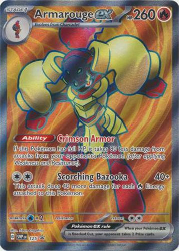 Pokemon Card - Scarlet & Violet Promo SVP125 - ARMAROUGE EX (holo-foil)