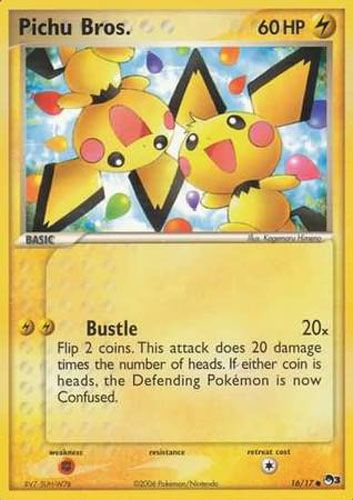 Pokemon Card - POP #3 Promo 16/17 - PICHU BROS.