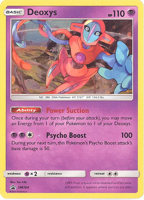 Pokémon Deoxys 16/107 Ex Starcharge hot Promo Holo