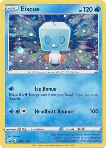 Pokemon Card - S&S Promo #SWSH128 - EISCUE (holo-foil)