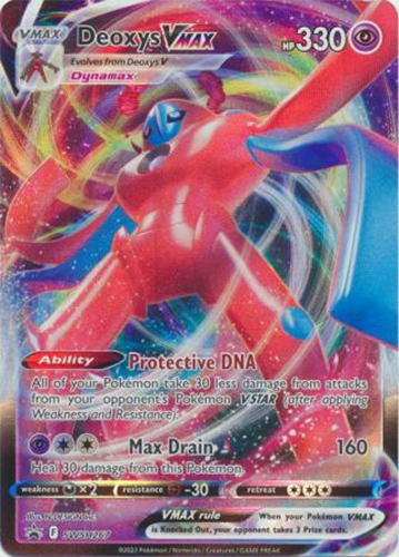 Pokemon Card Promo Swsh267 Deoxys Vmax Holo Foil Toys Plush Trading 6664