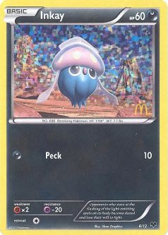 Pokemon Card - McDonald's Promo #6 - INKAY (holo-foil)