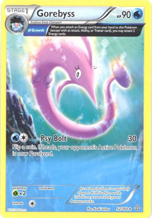 Pokemon Card - XY Primal Clash 52/160 - GOREBYSS (rare): BBToyStore.com