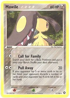 Pokemon Card - Power Keepers 17/108 - MAWILE (rare)