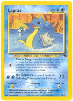 Pokemon Card - Southern Island Promo #12/18 - LAPRAS (rare) *Played*