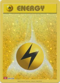 Pokemon Card - Classic Collection [CLC] 034/034 - LIGHTNING ENERGY (holo-foil)