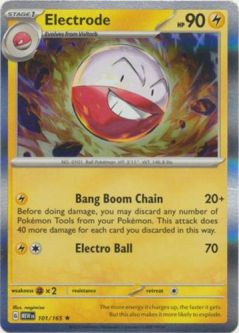 Pokemon Card - Scarlet & Violet 151 101/165 - ELECTRODE (Rare)