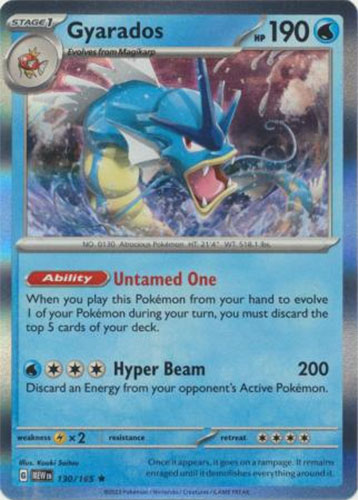 Gyarados Base Set Pokemon Holo! on sale (Near Mint Condition)