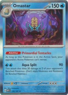 Pokemon Card - Scarlet & Violet 151 - 139/165 OMASTAR (holo-foil)