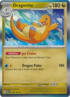 Pokemon Card - Scarlet & Violet 151 149/165 - DRAGONITE (Rare)