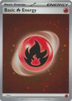 Pokemon Card - Scarlet & Violet 151 SVE002 - FIRE ENERGY (galaxy holo-foil)