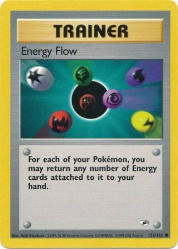 Pokemon Card - Gym Heroes 122 132 - Energy Flow (common): Bbtoystore 