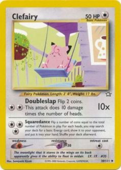 Pokemon Card - Neo Genesis 30/111 - CLEFAIRY (uncommon)