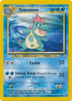 Pokemon Card - Neo Genesis 32/111 - CROCONAW (uncommon)