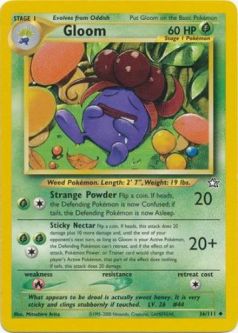 Pokemon Card - Neo Genesis 36/111 - GLOOM (uncommon)