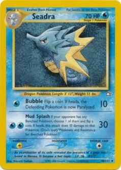 Pokemon Card - Neo Genesis 48/111 - SEADRA (uncommon)