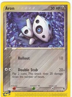 Pokemon Card - Ruby & Sapphire 25/109 - ARON (uncommon)