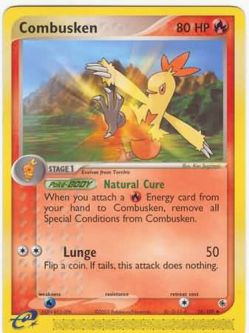 Pokemon Card - Ruby & Sapphire 28/109 - COMBUSKEN (uncommon)