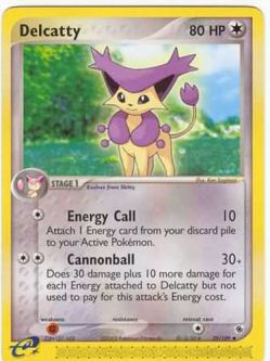 Pokemon Card - Ruby & Sapphire 29/109 - DELCATTY (uncommon)