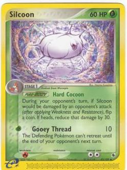 Pokemon Card - Ruby & Sapphire 43/109 - SILCOON (uncommon)