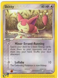 Pokemon Card - Ruby & Sapphire 44/109 - SKITTY (uncommon)