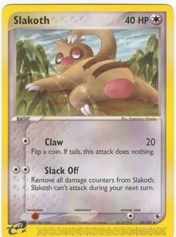 Pokemon Card - Ruby & Sapphire 45/109 - SLAKOTH (uncommon)