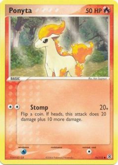 Pokemon Card - Fire Red & Leaf Green 76/112 - PONYTA (common)