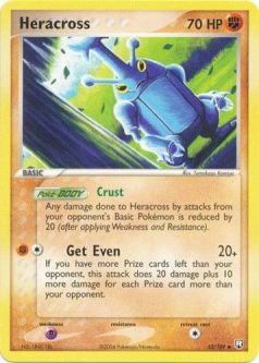 Pokemon Card - Team Rocket Returns 43/109 - HERACROSS (uncommon)