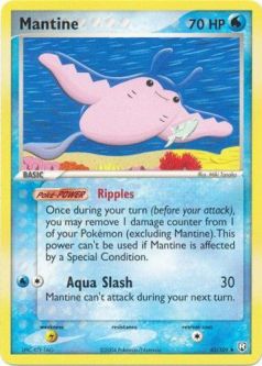 Pokemon Card - Team Rocket Returns 45/109 - MANTINE (uncommon)