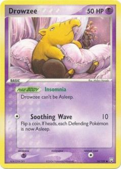 Pokemon Card - Team Rocket Returns 54/109 - DROWZEE (common)