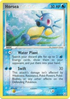 Pokemon Card - Team Rocket Returns 58/109 - HORSEA (common)