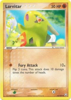 Pokemon Card - Team Rocket Returns 62/109 - LARVITAR (common)