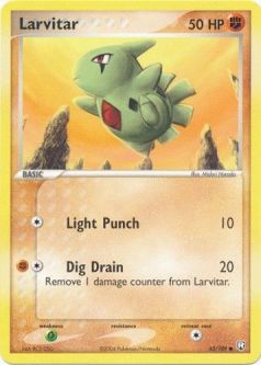 Pokemon Card - Team Rocket Returns 63/109 - LARVITAR (common)