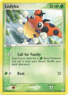 Pokemon Card - Team Rocket Returns 64/109 - LEDYBA (common)