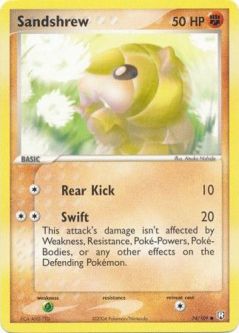 Pokemon Card - Team Rocket Returns 74/109 - SANDSHREW (common)