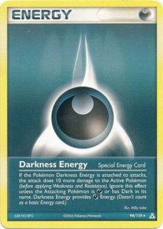 Pokemon Card - Holon Phantoms 94/110 - DARKNESS ENERGY (rare)