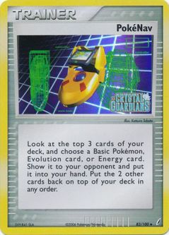 Pokemon Card - Crystal Guardians 83/100 - POKENAV (reverse holo)