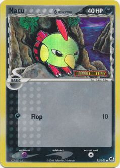 Pokemon Card - Dragon Frontiers 55/101 - NATU (reverse holo)