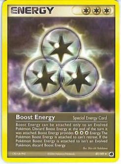 Pokemon Card - Dragon Frontiers 87/101 - BOOST ENERGY (uncommon)