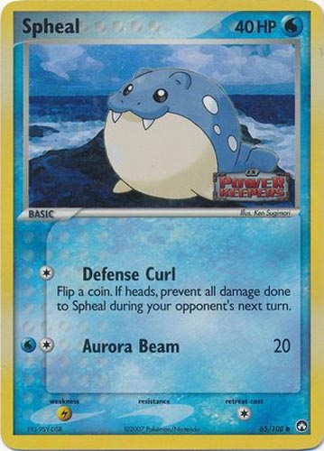 Pokemon Card - Power Keepers 65/108 - SPHEAL (reverse holo)