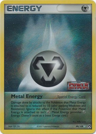 Pokemon Card - Power Keepers 88/108 - METAL ENERGY (reverse holo)