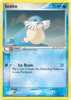 Pokemon Card - Power Keepers 37/108 - SEALEO (uncommon)