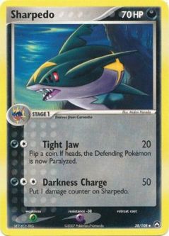 Pokemon Card - Power Keepers 38/108 - SHARPEDO (uncommon)